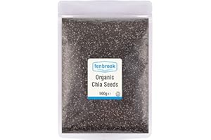 Organic Chia Seeds 500g Certified Organic by Fenbrook Organic