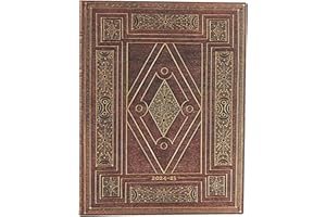 PAPERBLANKS First Folio (Shakespeare’s Library) Ultra 13-month Teacher's Planner Softcover Flexi Dayplanner 2025 (Elastic Band Closure)