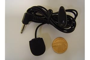Made for SANYO Clip On Microphone mini condenser Mono 3.5mm jack 1.1 m length tie clip for all types of recorders Micro recorders Mini recorders Computer recorders Mp3 recorders IC Recorders Skype etc Suitable for SANYO RECORDERS SONY Recorders Panasonic recorders Olympus recorders INCLUDES WINDSHIELD SPONGE BULK PACKING