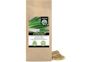 Alpi Nature Citrongräs Te 500g, Citrongräste, Torkade och Skurna Citrongräsblad, Lösbladigt Te
