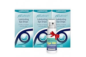 [3 Pack] Ocufresh Hypromellose 0.3% - Itchy Eye Drops Treatment to Refresh and Relieve Tired & Dry Eyes | Get Free Eyemist 10ml with 3 Pack