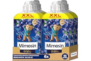 Mimosín Origins Suavizante Concentrado Bergamota Salvaje, 6 x 95 lavados