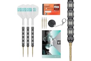 Target Darts Rob Cross 95K Swiss Point Steeldarts, 95% Tungsten Darts mit K-Flex Flights, 21G/22G/23G | Voltage Darts, Player Edition Swiss Points K Flex Dart Set, Swiss Point Tool inklusive