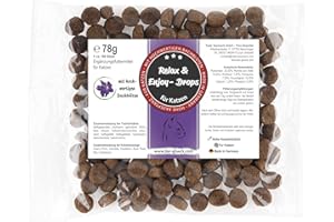 Trade Teamwork Relax Drops Cat - Golosinas de flores de Bach para la ansiedad, el estrés y el pánico, calmante natural y relajación suave, sedante natural, alternativa de gotas de emergencia, 78 g