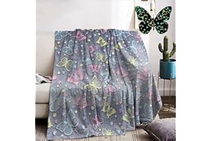 BNREDA Coperta coccolosa per bambini, coperta di flanella incandescente in pile, coperta morbida e calda per il divano, regali di compleanno per bambini e bambine (F, 130x150cm)