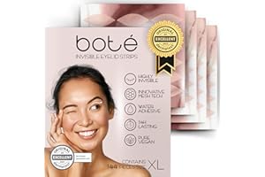 ‎BOTÉ BOTÉ 144 Schlupflider Stripes zur Lidstraffung ohne OP Größe XL - Dermatest "sehr gut" - atmungsaktive Mash Technologie - Augenlid Stripes unsichtbar