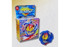 NANNODINO Peonza Blade Burst Top Force Ataque - Compatible con Blade Blade y Bley Bley - Giro Derecho con Sistema Awakening - Peonzas Niños - Driver de Impacto y Lanzador Beyblade Potente Incluido