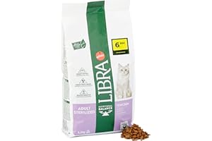 Libra Croquettes pour Chat Adulte Stérilisé Poulet et Orge 1.5 kg