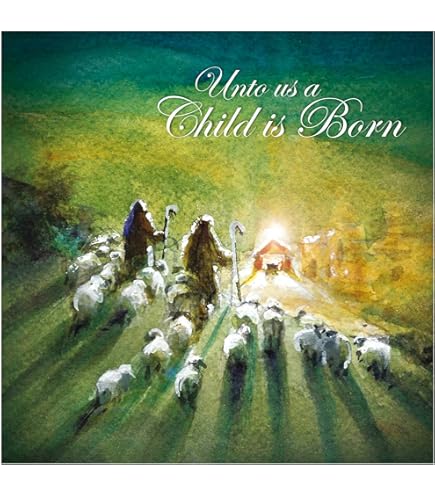 JBH Creations Religious Christmas Cards - 24 Pack With Bible Verses & Envelopes