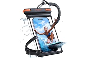 TORRAS IPX8 Waterproof Phone Pouch with Lanyard [Underwater Screen Touchable] Waterproof Phone Case for Swimming [Ultra Clear Shooting] Dry Bag for iPhone 15 Pro Max 14 13 12 Galaxy S24 Ultra S23 8.0"
