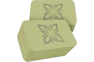 ‎OMNANA OMNANA® RAISE™ Yoga Block EVA 2er Set – Yogablock rutschfest & superleicht – Hochdichter Schaumstoff, stabil & langlebig – Yogablöcke als perfektes Zubehör für Yoga, Pilates & Fitness