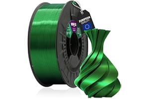 WINKLE Filament PLA Silk 1.75mm Vert D'Irlande pour Impression 3D, Bobine PLA 300g, Filament Imprimante 3D, Matériaux d'impression 3D, Précision Dimensionnelle +/- 0.05mm, Finition Soie