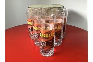 BIERE Lot de 6 verres cacolac chocolat neuf