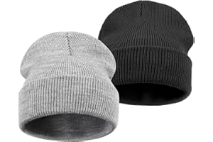 DRESHOW Bonnet pour Child Hiver Bonnet Unisexe en Tricot Doux Childs pour Bébé Garçon Fille Beanies Chaud pour 6 Mois-7 Ans
