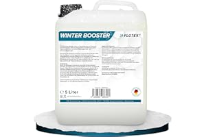 FLOTEX® - Effektiver Winter Booster 5L | Pool Wintermittel | Winterschutzmittel für Pools | Wintermittel für Pool | Pool Überwinterungsmittel Algizid | Einfache Winter Poolpflege