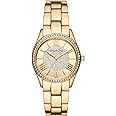 Michael Kors Ladies 33.00mm Quartz Watch with Gold Analogue dial and Gold Metal Bracelet Strap MK7073