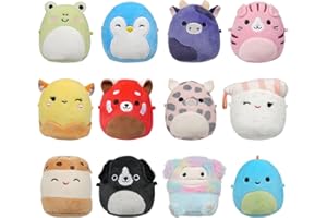 Micromallows SQMM0039 zestaw 12 sztuk, super miękkie mini squishmallows, 6,5 cm pluszowe figurki