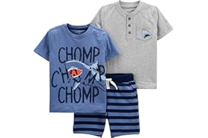 Simple Joys by Carter's Baby - Jungen 3-piece Playwear Set Hosen-Set
