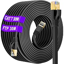 30m CAT6 Outdoor Netzwerkkabel – UV- & Wasserfest, U/UTP, Für Verlegung Im Außenbereich