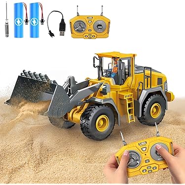 RC Bagger Und Muldenkipper Set - Ferngesteuerte Baufahrzeuge Für Kinder