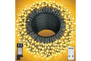YAGOPAL 100M 800LED Luces navideñas Coloridas para Exteriores 8 Modos con Control Remoto Temporizador IP65 para decoración de Fiestas de Bodas en el Patio del árbol de Navidad
