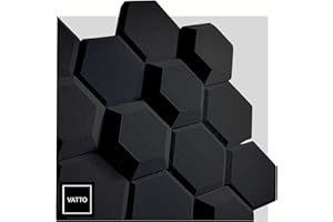 Akustikpaneele 3D HEXAGON Schallabsorber WAND - Schalldämmung - SCHALLSCHUTZ sound absorber - SCHALLSCHUTZMATTE - VATTO Akustikbild AKUSTIK PANEL -Akustikplatten Akkustikpanellen