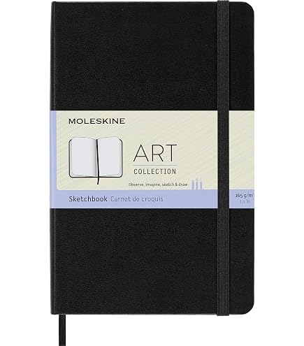 Daler Rowney, quaderno per schizzi da artista, con copertina rigida, 90 g/m², 78 pagine, formato A4 orizzontale