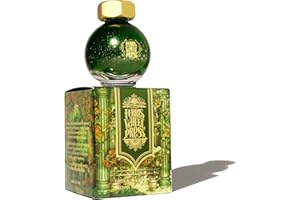Ferris Wheel Press Fountain Pen Ink, FerriTales Collection, Leaf Green with Duochrome Green,Gold Shimmer,20ml