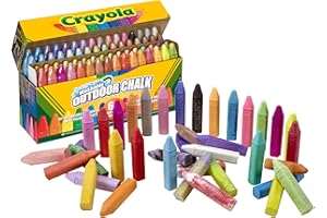 ‎CRAYOLA Crayola Zmywalna kreda chodnikowa, wielokolorowa, 64 szt. (1 szt.)