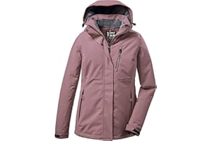 Killtec Damen Outdoorjacke Funktionsjacke mit abzippbarer Kapuze KOW 140 WMN Jckt wasserdicht, Winddicht, atmungsaktiv