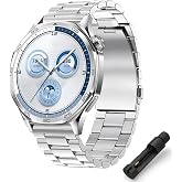 Teknoft 22mm ile Uyumlu Saatler i&ccedil;in Paslanmaz &Ccedil;elik 46mm Baklalı Kordon HUAWEI Watch (GT6 Pro/GT6/GT5 Pro/GT5/GT4/Watch 4 Pr
