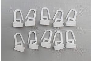 Rollmayer Aluminium Gardinenschiene Mini im Weiß mit Deckenbefestigung (100 x Weiß Faltenlegehaken) glänzend 1-läufig Vorhangschiene Innenlaufschiene für Schiebevorhänge, Gardinen und Vorhänge