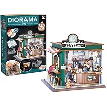 MiniArt 35569 – Kit De Meuble De Café 1:35 Avec Vaisselle – Maquette Plastique à Coller – Modélisme Détaillé – Dès 14 Ans