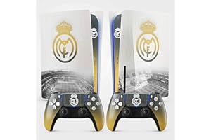 FFrame Sticker PS5 Real, Sticker Playstation 5 Foot, consola y mando Edición Estándar Disco, Skin Madrid PS5 (2 mandos)
