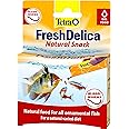 Tetra FreshDelica Bloodworms, Natural Fish Food for All Ornamental Fish, Jelly Treats, 16 x 3 g Sachets