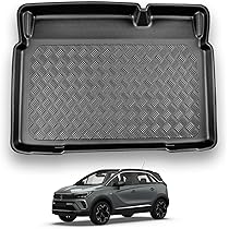 Vauxhall Crossland-X From 2017 Onwards Tailored Car Mats Non-Slip Reinforced Rubber Heel Pad Fastening Buttons