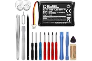 CELLONIC® Pack Batterie 361-00056-05,361-00056-11 750mAh et Outils Compatible avec Garmin Camper 770 LMT-D nüvi 40, 42, 52, 55 (LM, LT, LMT) - kit Remplacement navigateur GPS Navigation Portable