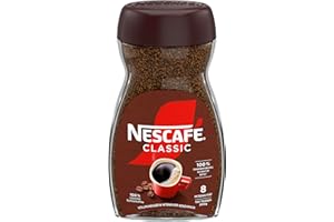 ‎NESCAFÉ NESCAFÉ CLASSIC, löslicher Bohnenkaffee aus mitteldunkel gerösteten Kaffeebohnen, kräftiger Geschmack & intensives Aroma, koffeinhaltig, 1er Pack (1 x 200g)