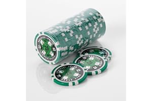 Squirrel Poker Poker Club 15G Poker Chips - Design 15G Poker Chips Colour = Green, Value = $25