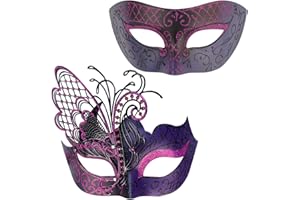 Coddsmz Couples Butterfly Mask Masquerade Venetian Halloween Party Evening Prom Ball Mask Bar Costumes Accessory