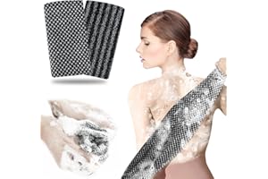 SALEEPENDENT Confezione da 2 asciugamani esfolianti per il corpo, Panno esfoliante extra lungo, Asciugamano esfoliante, Spugna Africana Per la pulizia profonda della pelle.