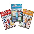 Melissa & Doug On the Go Water Wow! Reusable Water-Reveal Activity Pads,3-pk, Colors, Numbers, Alphabet