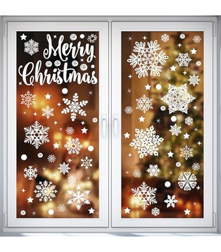 Lot De 100 Autocollants De Noël En Vinyle Imperméable Pour Fenêtre, Vélo, Réfrigérateur, Téléphone