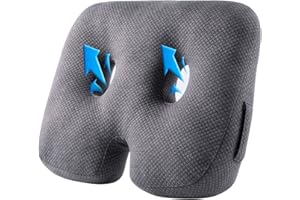 WYJHNLBEDC Ortopedyczna poduszka do siedzenia, ergonomiczna poduszka klinowa, poduszka na fotel biurowy, do samochodu, dla dorosłych, opatentowana poduszka podwyższająca do bioder, kości ogonowej, rwy