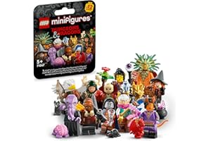 LEGO Minifigurines Donjons et Dragons - Inclut 1 Personnage Collector Sélectionné au Hasard sur 12, Dont l’Ensorceleuse Tieffeline et l’Occultiste Gith - Idée Cadeau pour Enfants dès 5 Ans 71047
