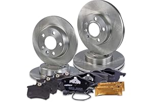 ‎ATEC GERMANY BESTPRICE Bremsenset inkl. Bremsscheiben vorne Ø 288 mm + hinten Ø 268 mm + Bremsbeläge vorne und hinten, Kompatibel mit FORD GALAXY I (WGR), SEAT ALHAMBRA (7V8, 7V9), VW SHARAN (7M8, 7M9, 7M6)