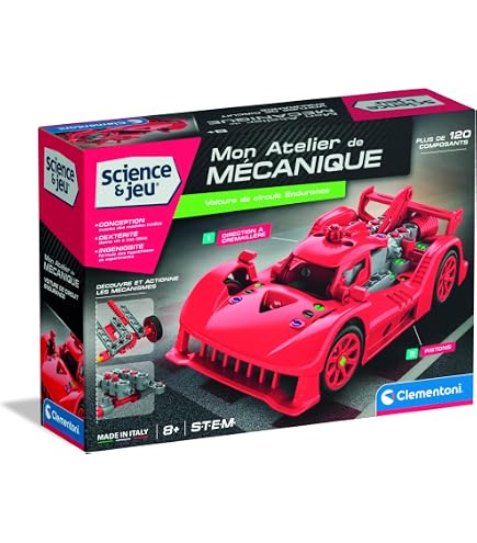 Clementoni - Roadster & Dragster Building Set