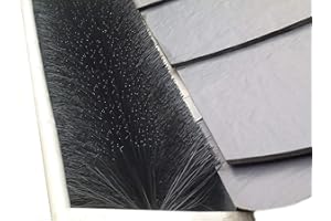 ‎QUALITÄTSBÜRSTEN - MADE IN GERMANY 10 metres gutter brush, Ø 120 mm and keeps it's easy to lie wind and rain - serves as a gutter guard leaf protection marten defence,