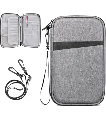 2023 Nieuwe Reis Rits Lange Portemonnee Rfid Pu Lederen Document Organizer Tas A
