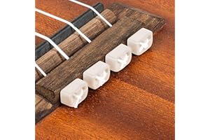 Alba Guitar Beads Weiße für ukulele mit Nylonsaiten